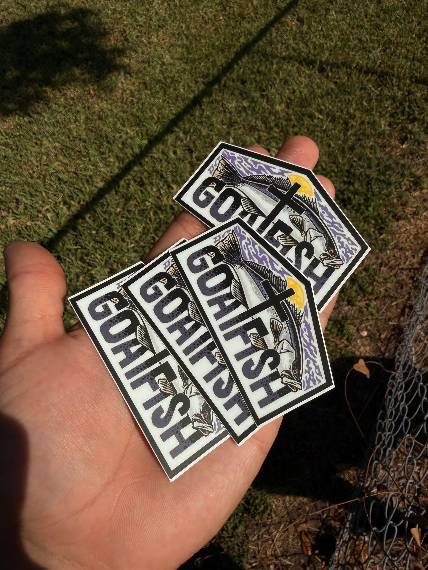 Goatfish Logo Sticker
